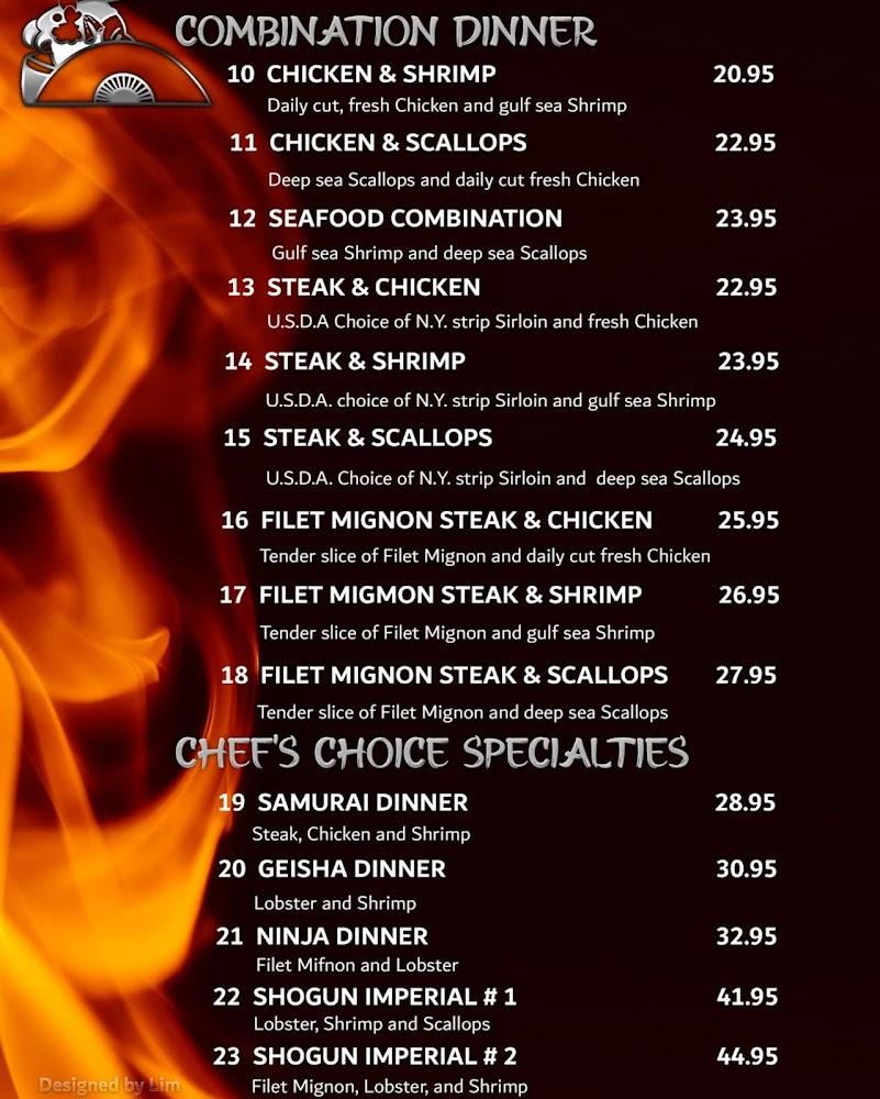 SHOGUN Japanese Steakhouse & sushi Page 2